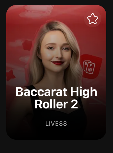 Yolo Casino baccarat high roller table
